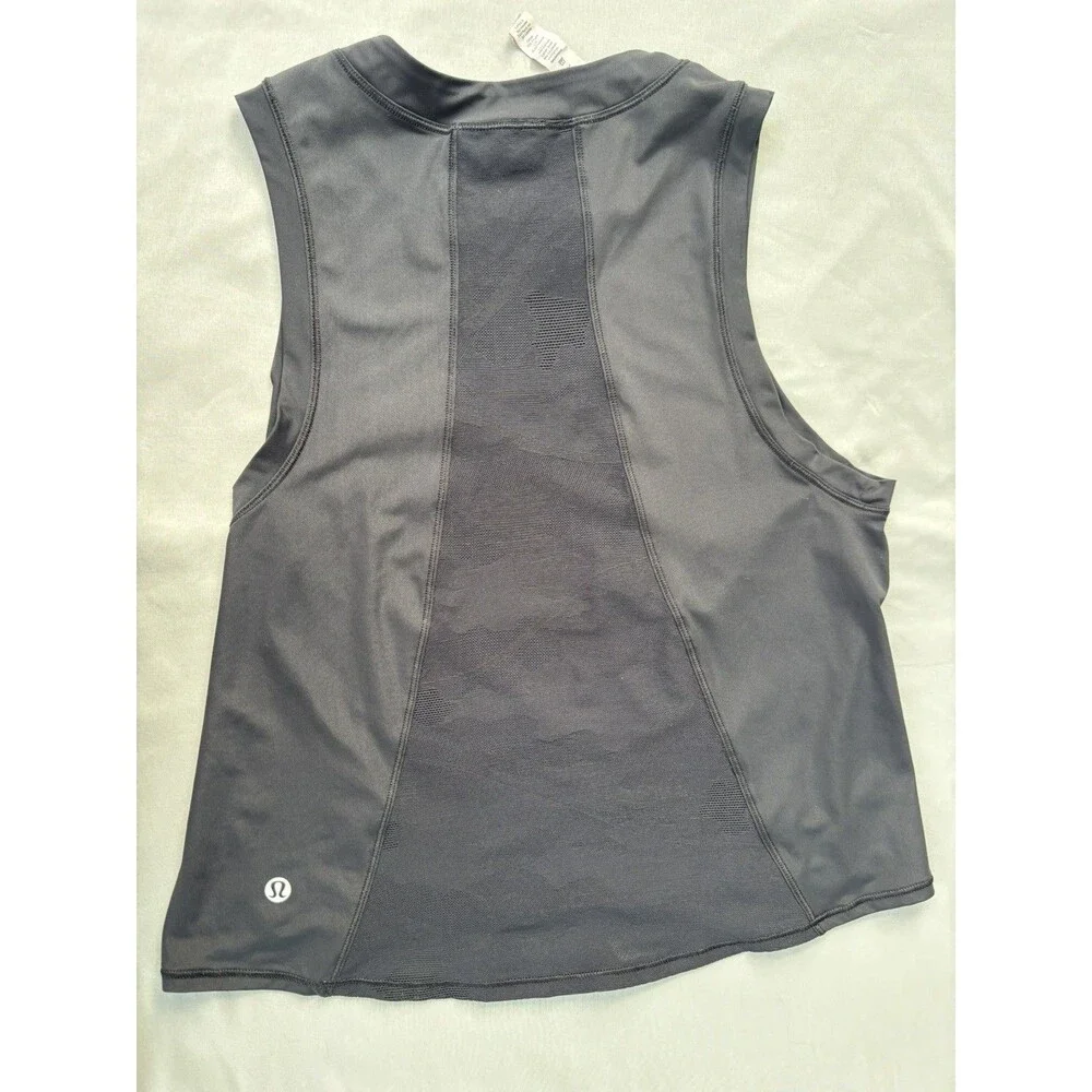 LULULEMON WOMENS BLACK SCULPT TANKTOP SZ 2